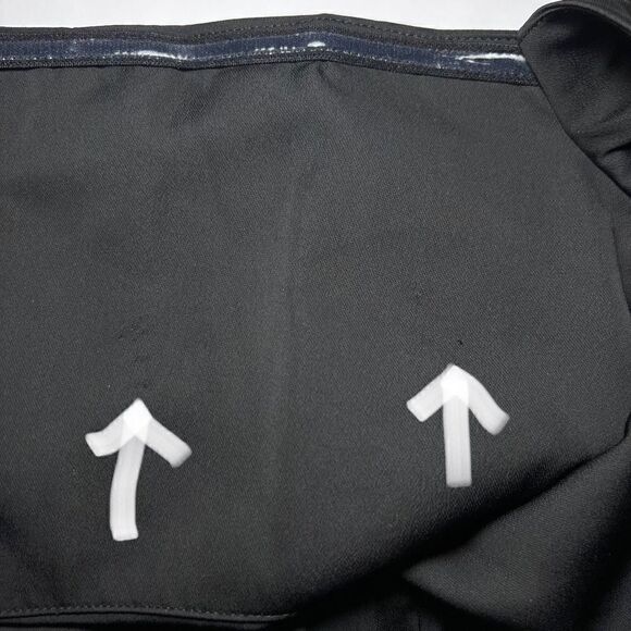 House of CB Evita Satin Off Shoulder Twist Top in Black - Picture 8 of 8